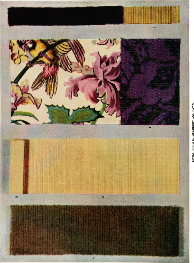 An illustration from Color schemes for the home and model interiors, 1922, leaf 33