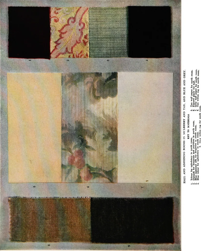 An illustration from Color schemes for the home and model interiors, 1922, leaf 41