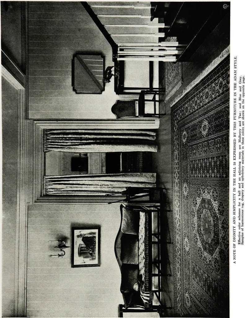 An illustration from Color schemes for the home and model interiors, 1922, leaf 42