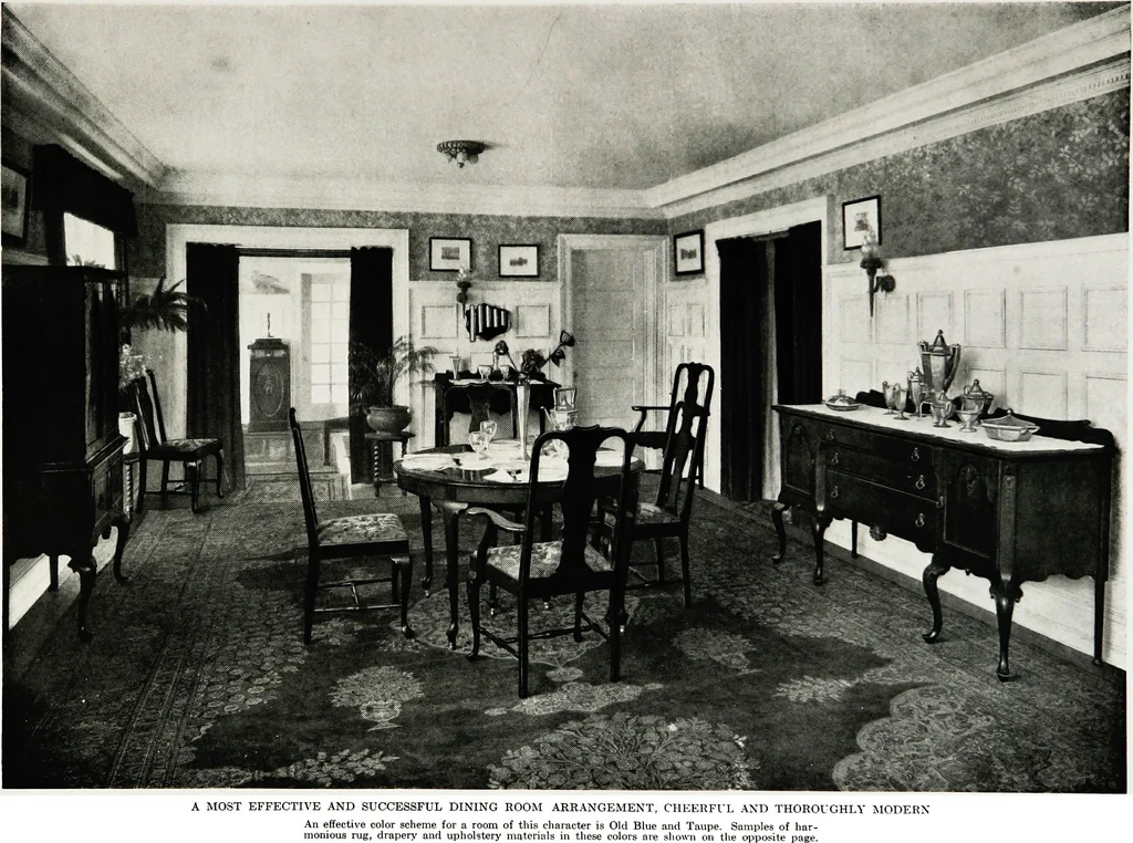 An illustration from Color schemes for the home and model interiors, 1922, leaf 50