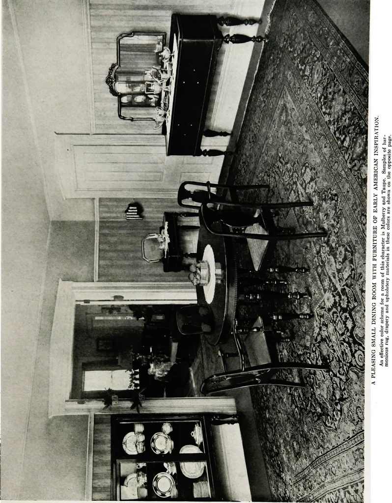 An illustration from Color schemes for the home and model interiors, 1922, leaf 54