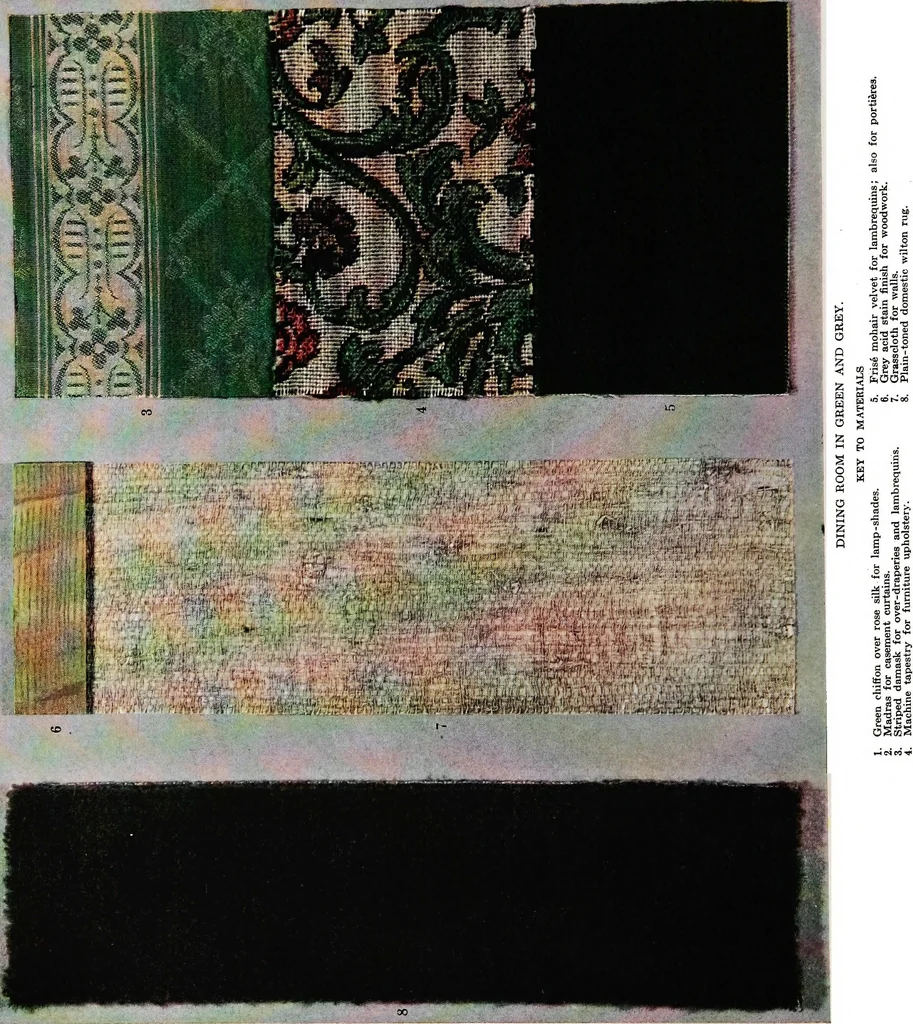 An illustration from Color schemes for the home and model interiors, 1922, leaf 61