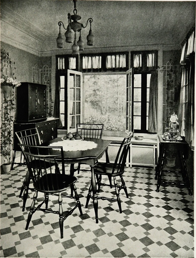 An illustration from Color schemes for the home and model interiors, 1922, leaf 74