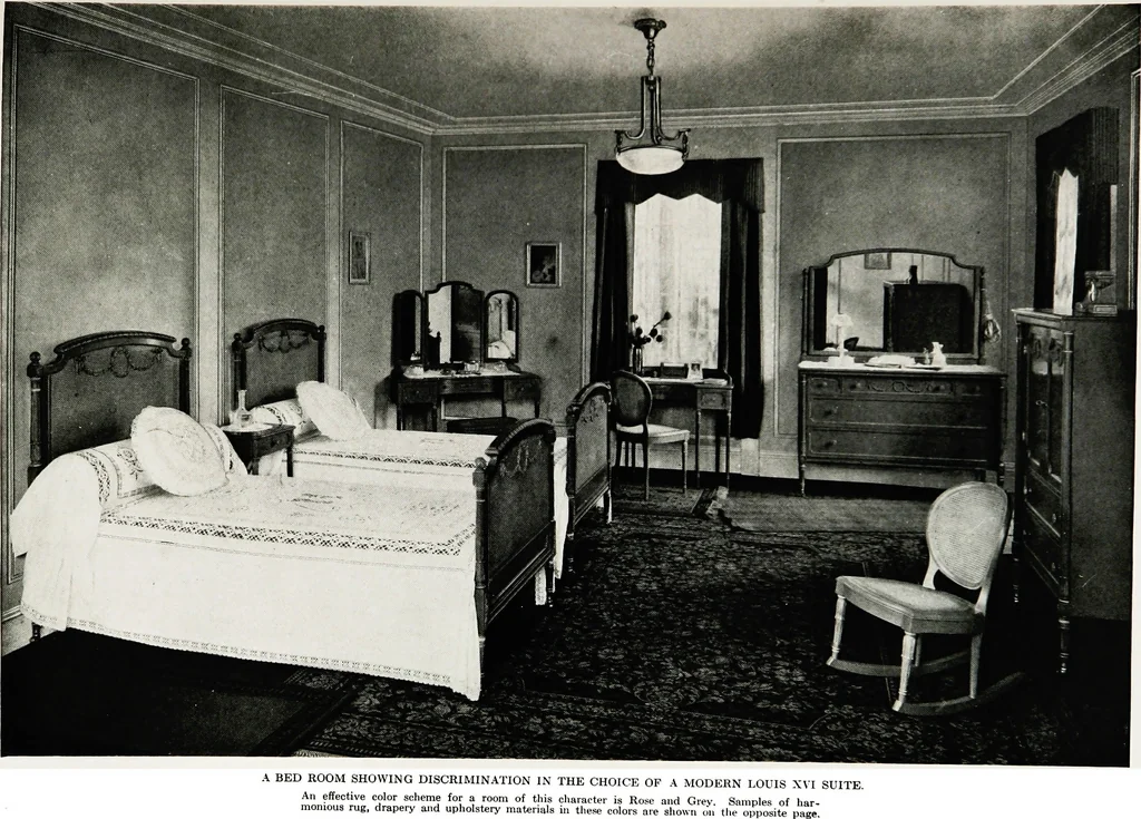 An illustration from Color schemes for the home and model interiors, 1922, leaf 94