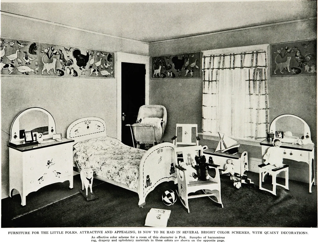 An illustration from Color schemes for the home and model interiors, 1922, leaf 98