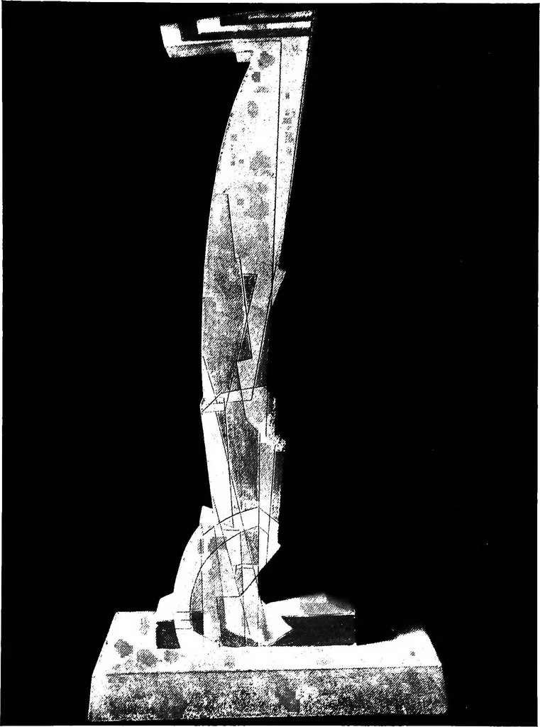 An illustration from The new art; a study of the principles of non-representational art and their application in the work of Lawrence Atkinson, 1922, leaf 117