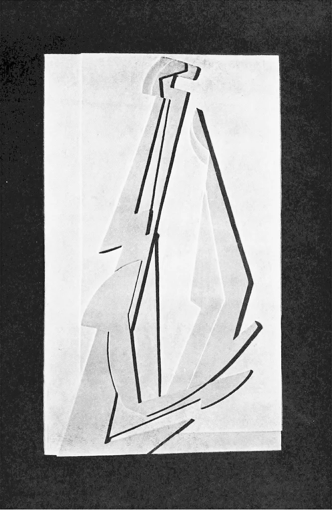 An illustration from The new art; a study of the principles of non-representational art and their application in the work of Lawrence Atkinson, 1922, leaf 137
