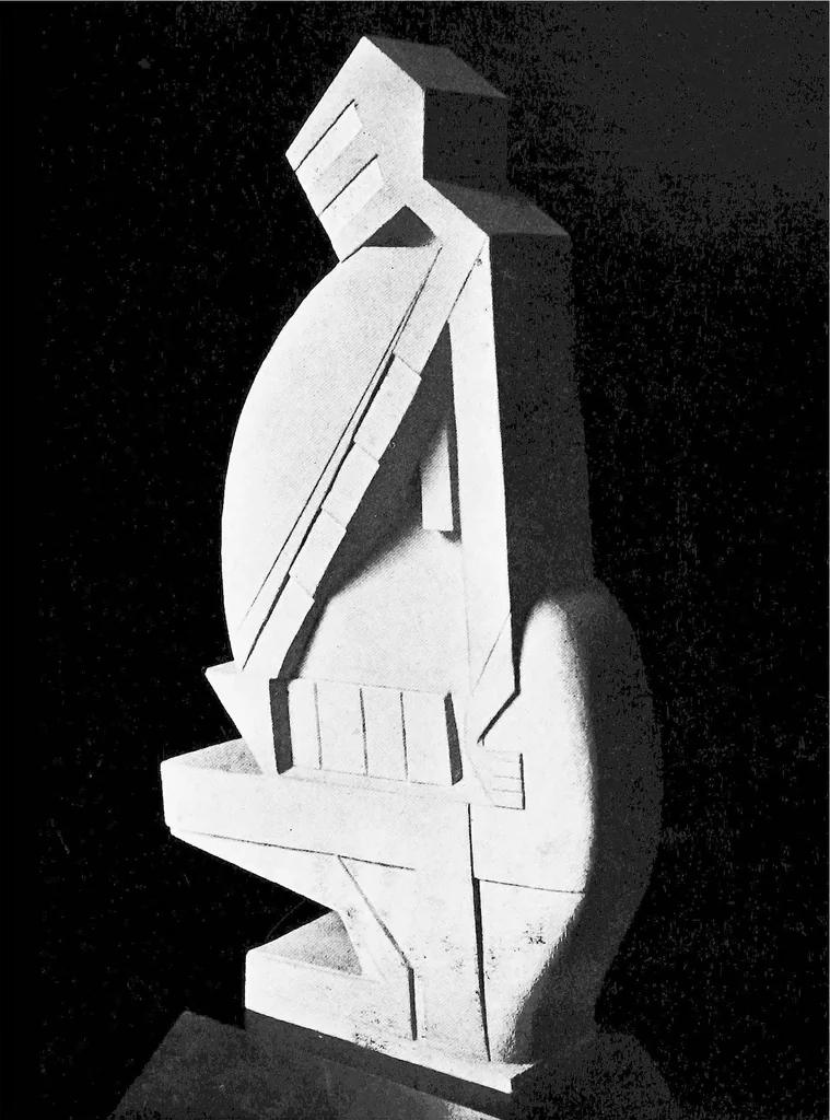 An illustration from The new art; a study of the principles of non-representational art and their application in the work of Lawrence Atkinson, 1922, leaf 159