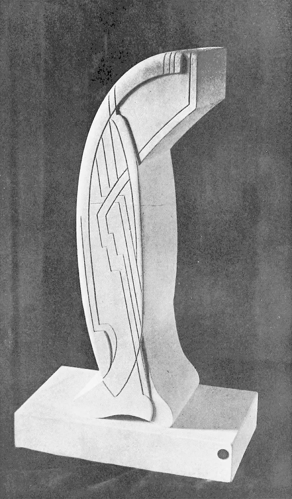 An illustration from The new art; a study of the principles of non-representational art and their application in the work of Lawrence Atkinson, 1922, leaf 36