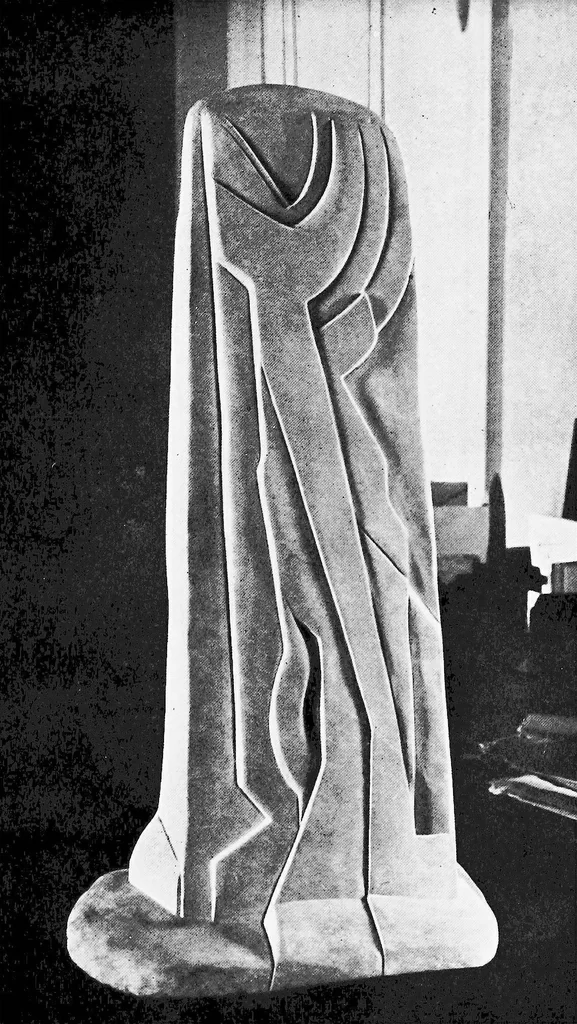 An illustration from The new art; a study of the principles of non-representational art and their application in the work of Lawrence Atkinson, 1922, leaf 76
