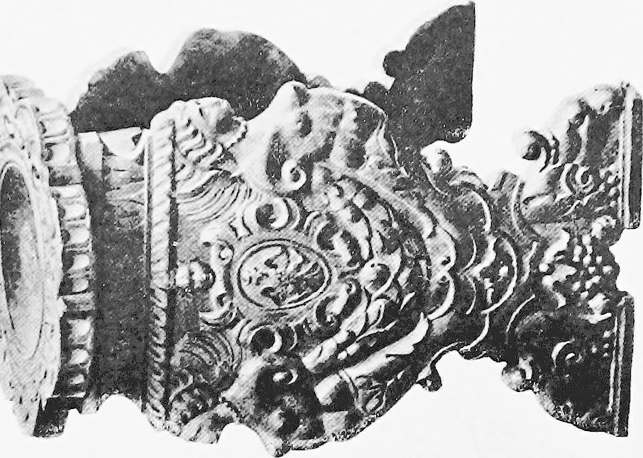 An illustration from Interiors, fireplaces, & fvrnitvre of the Italian renaissance, 1916, leaf 106