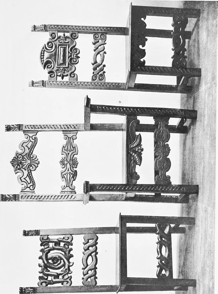 An illustration from Interiors, fireplaces, & fvrnitvre of the Italian renaissance, 1916, leaf 114