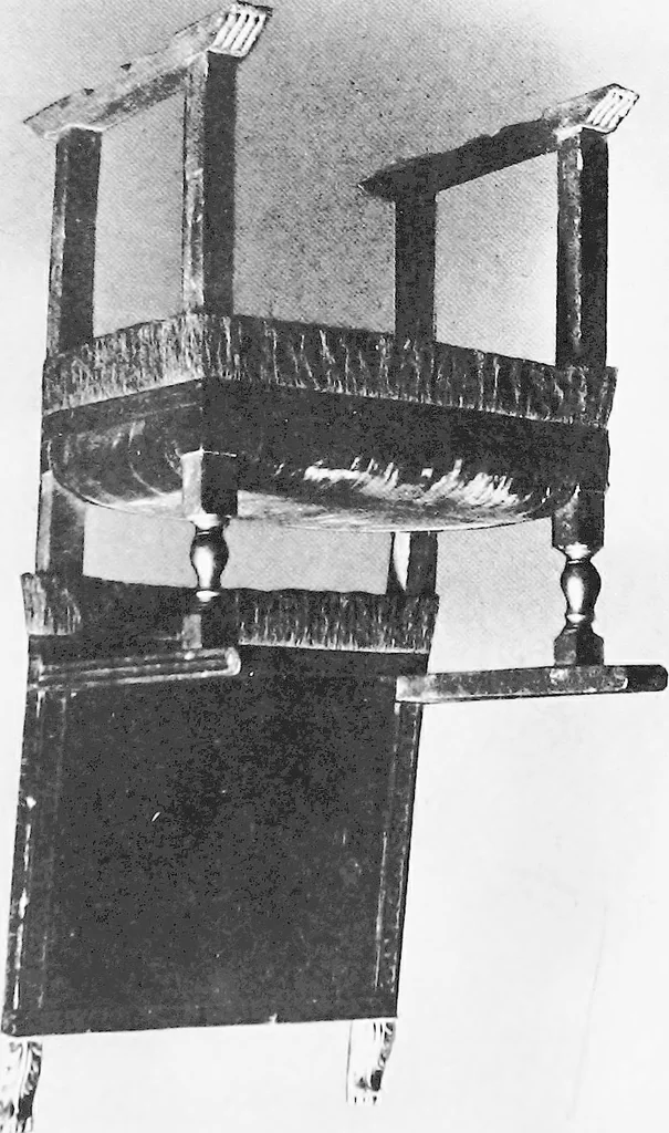 An illustration from Interiors, fireplaces, & fvrnitvre of the Italian renaissance, 1916, leaf 122