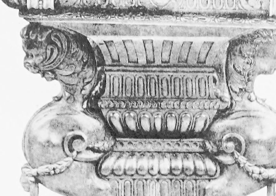 An illustration from Interiors, fireplaces, & fvrnitvre of the Italian renaissance, 1916, leaf 138
