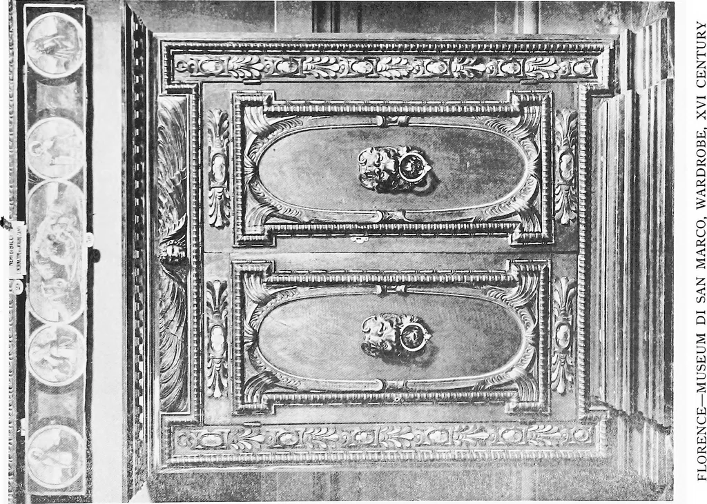 An illustration from Interiors, fireplaces, & fvrnitvre of the Italian renaissance, 1916, leaf 142