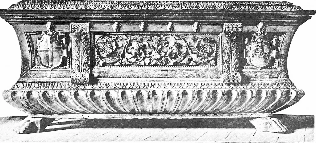 An illustration from Interiors, fireplaces, & fvrnitvre of the Italian renaissance, 1916, leaf 160