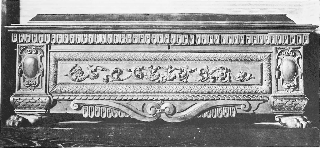 An illustration from Interiors, fireplaces, & fvrnitvre of the Italian renaissance, 1916, leaf 162