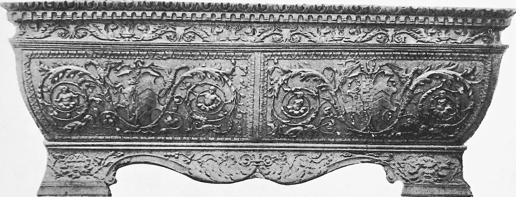An illustration from Interiors, fireplaces, & fvrnitvre of the Italian renaissance, 1916, leaf 164