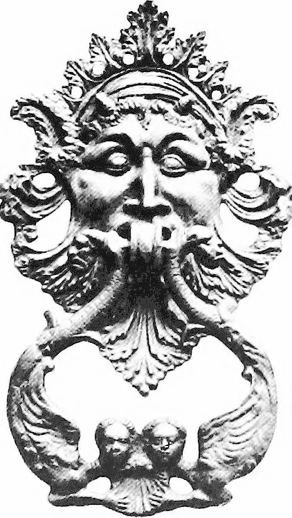 An illustration from Interiors, fireplaces, & fvrnitvre of the Italian renaissance, 1916, leaf 178