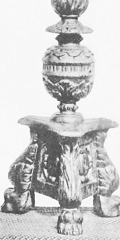 An illustration from Interiors, fireplaces, & fvrnitvre of the Italian renaissance, 1916, leaf 186