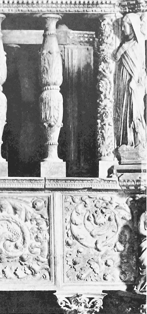 An illustration from Interiors, fireplaces, & fvrnitvre of the Italian renaissance, 1916, leaf 188