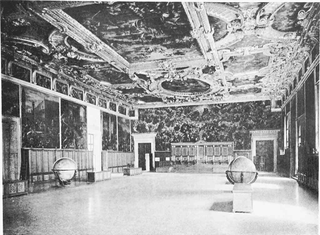 An illustration from Interiors, fireplaces, & fvrnitvre of the Italian renaissance, 1916, leaf 60