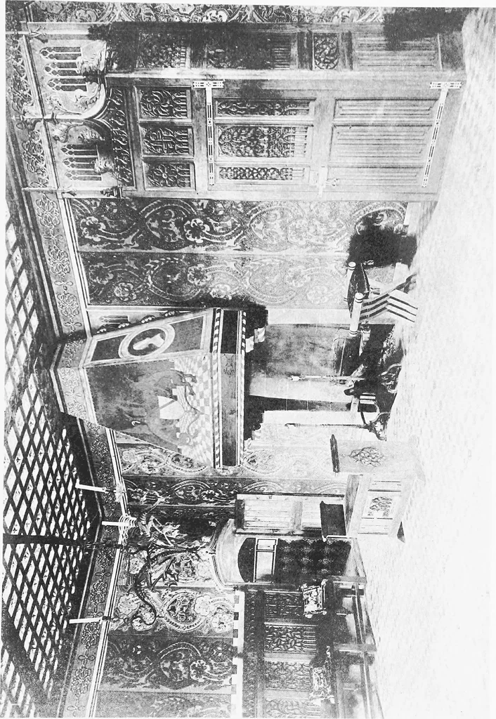 An illustration from Interiors, fireplaces, & fvrnitvre of the Italian renaissance, 1916, leaf 66