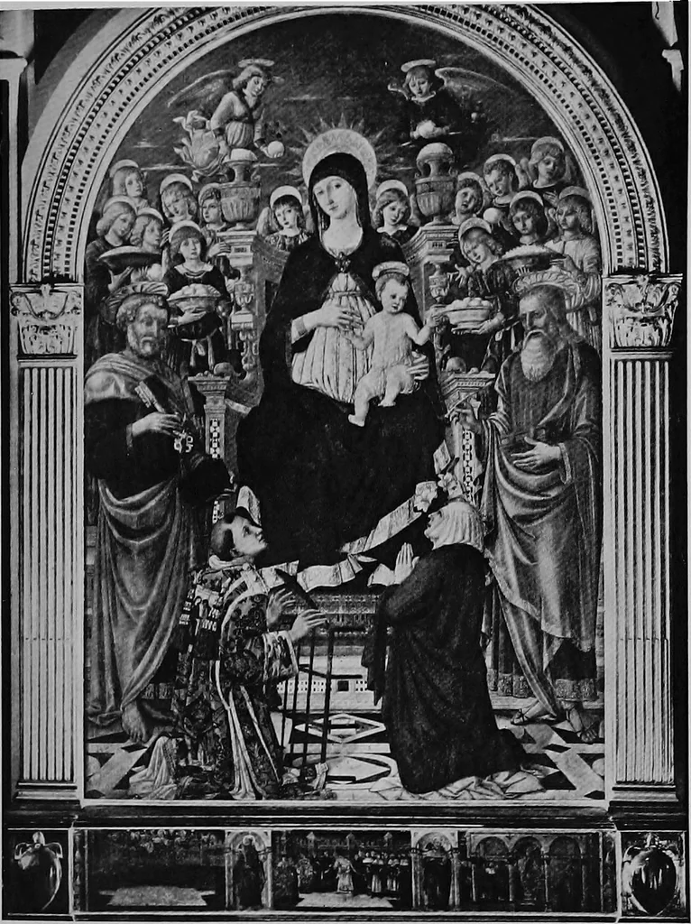 An illustration from Siena and her artists, 1907, leaf 226