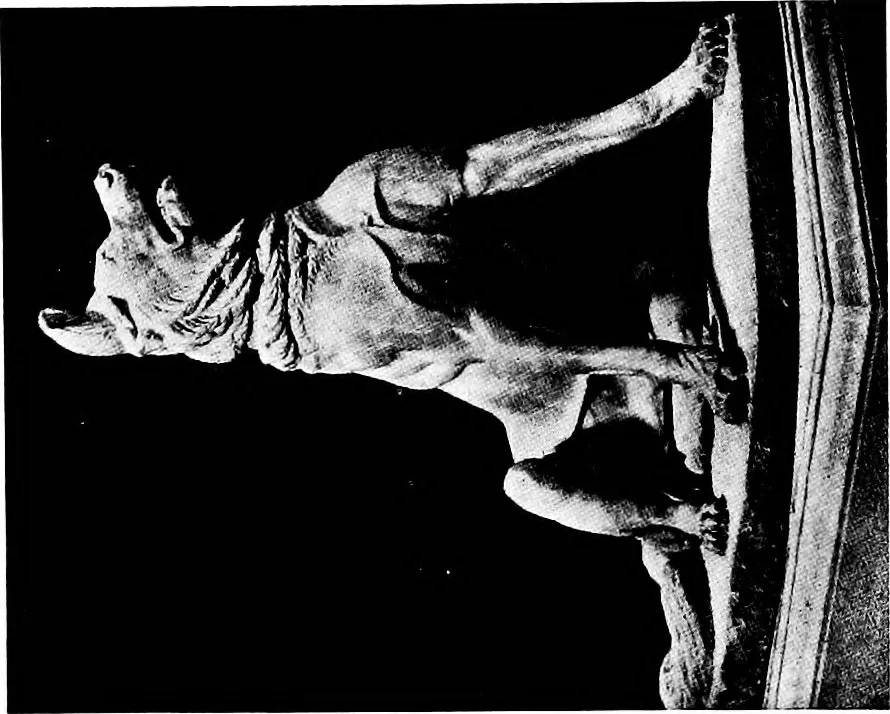 An illustration from What sculpture to see in Europe, 1920, leaf 126