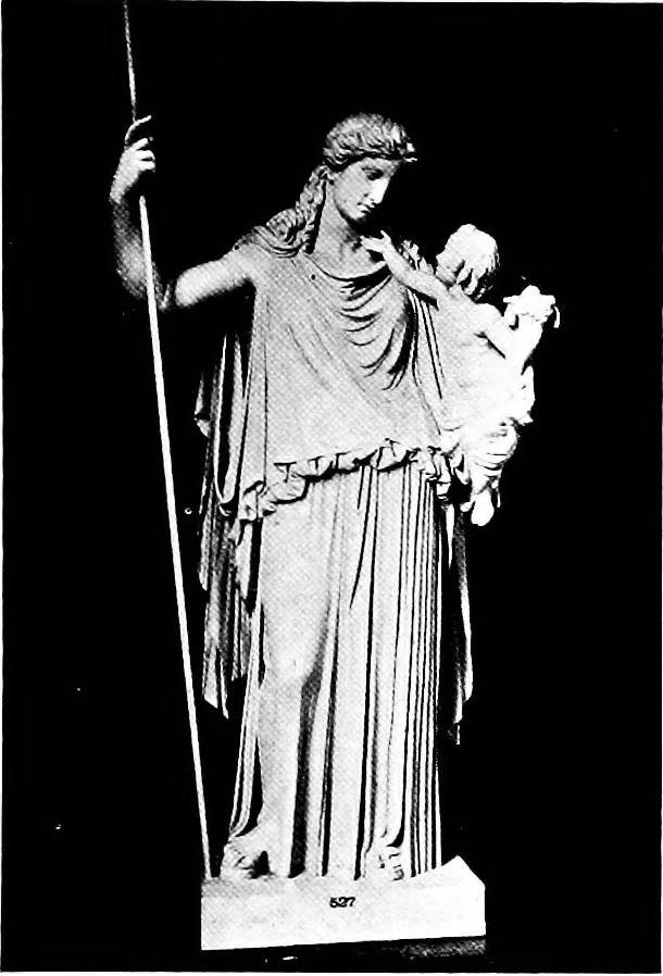 An illustration from What sculpture to see in Europe, 1920, leaf 182