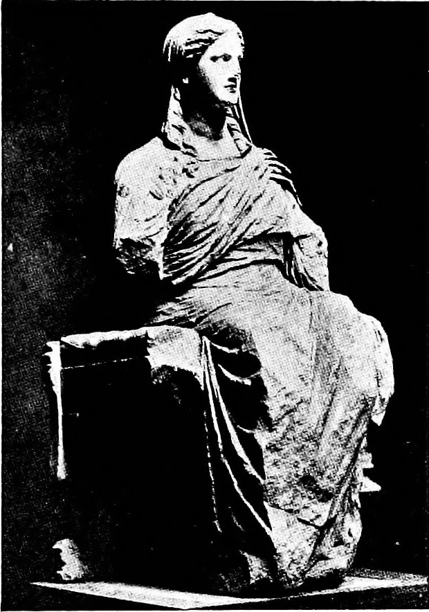 An illustration from What sculpture to see in Europe, 1920, leaf 255