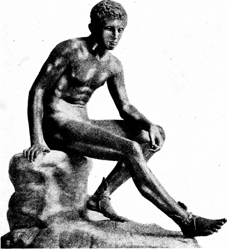 An illustration from What sculpture to see in Europe, 1920, leaf 33