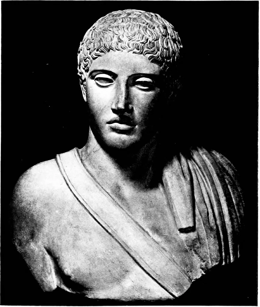 An illustration from Six Greek sculptors, 1910, leaf 136