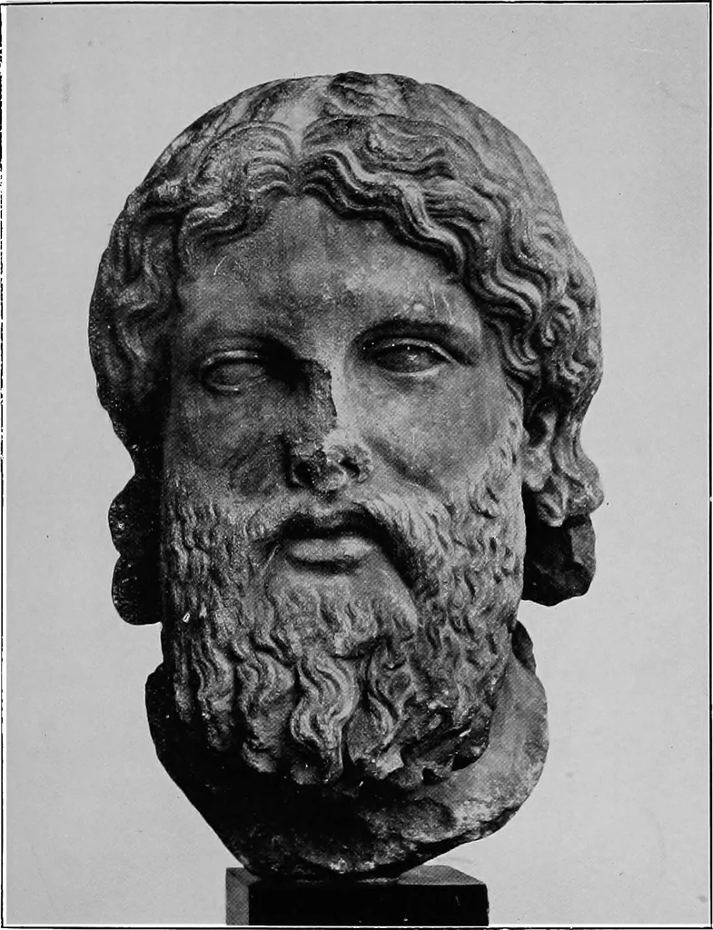 An illustration from Six Greek sculptors, 1910, leaf 184