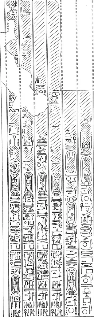 An illustration from The rock tombs of El Amarna .., 1903, leaf 118