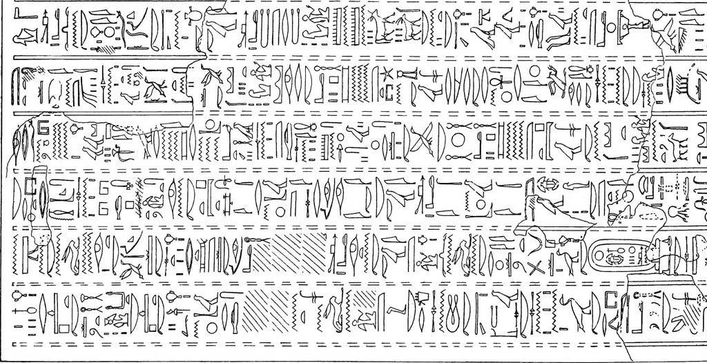 An illustration from The rock tombs of El Amarna .., 1903, leaf 127