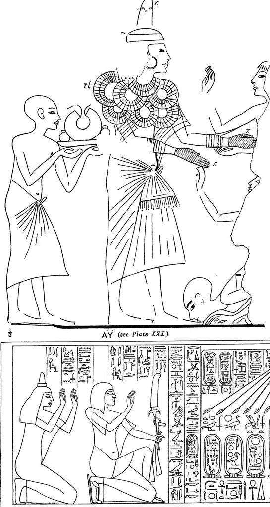 An illustration from The rock tombs of El Amarna .., 1903, leaf 138