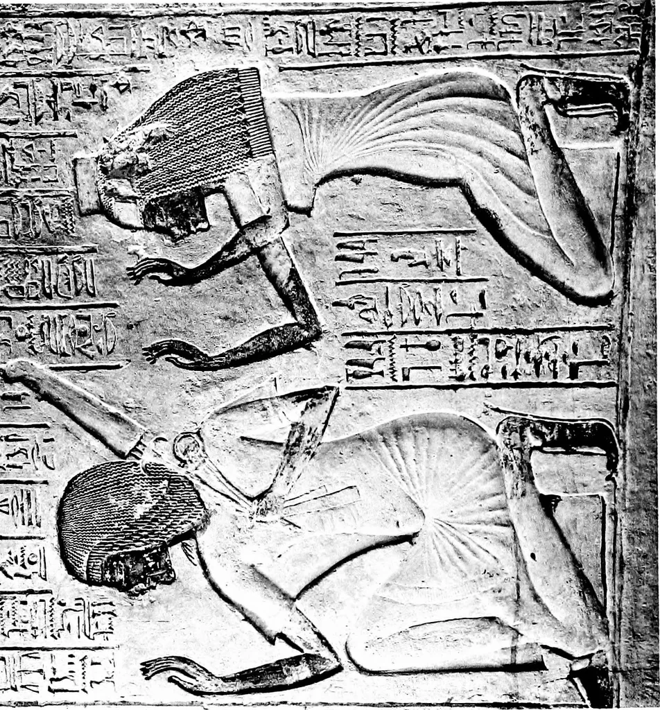 An illustration from The rock tombs of El Amarna .., 1903, leaf 154
