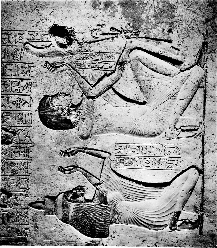 An illustration from The rock tombs of El Amarna .., 1903, leaf 5