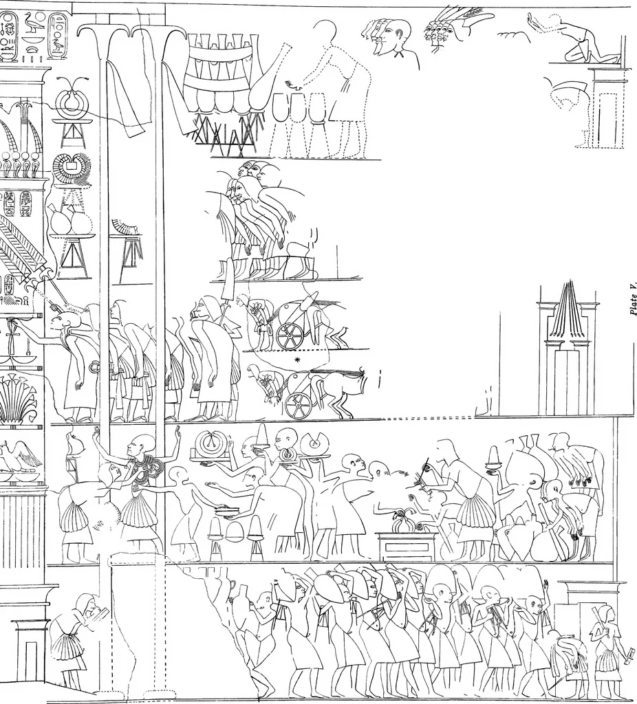 An illustration from The rock tombs of El Amarna .., 1903, leaf 68