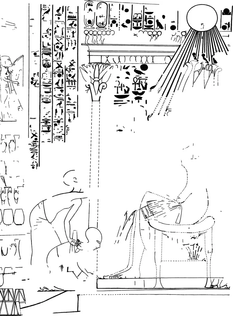 An illustration from The rock tombs of El Amarna .., 1903, leaf 74