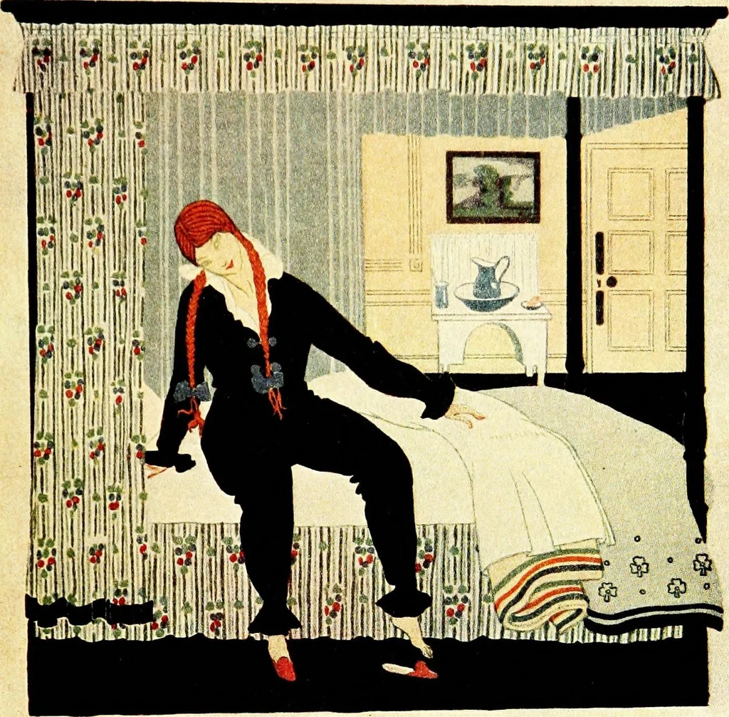 An illustration from Modern woodcuts and lithographs by British and French artists, 1919, leaf 198