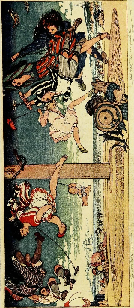 An illustration from Modern woodcuts and lithographs by British and French artists, 1919, leaf 30