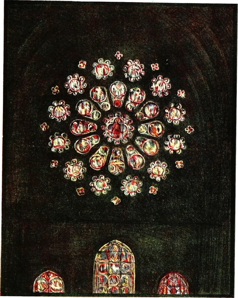 An illustration from Stained glass of the middle ages in England and France, 1913, leaf 109