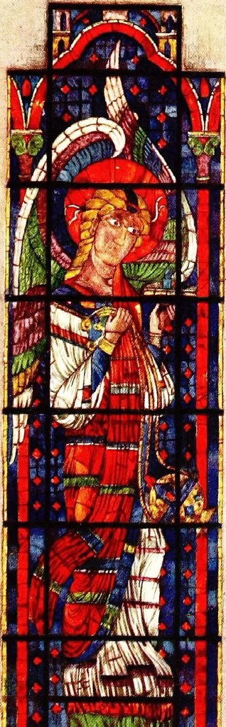 An illustration from Stained glass of the middle ages in England and France, 1913, leaf 117