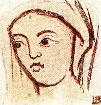 An illustration from Stained glass of the middle ages in England and France, 1913, leaf 165