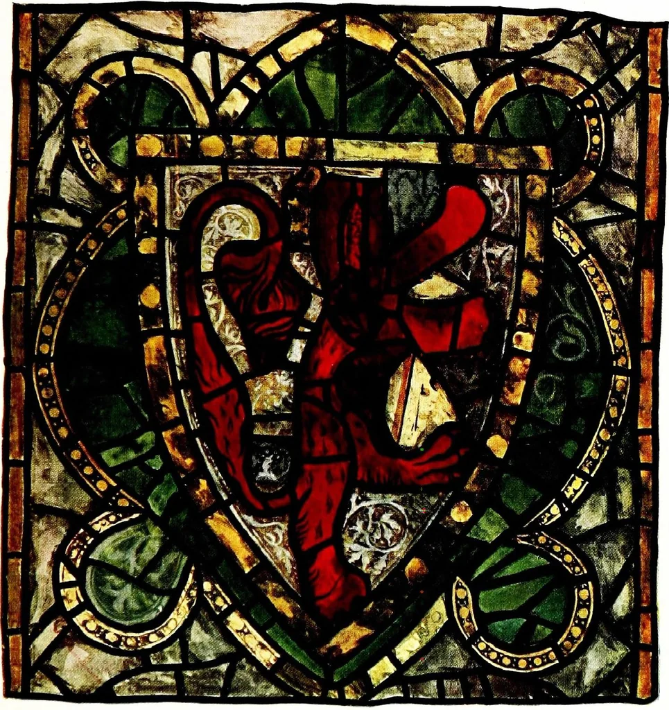 An illustration from Stained glass of the middle ages in England and France, 1913, leaf 173