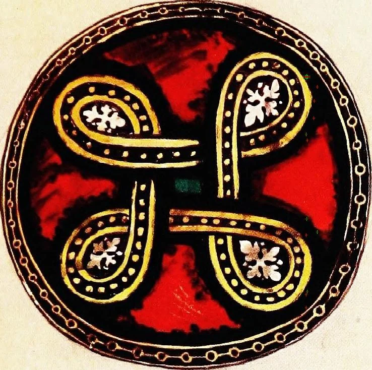 An illustration from Stained glass of the middle ages in England and France, 1913, leaf 273