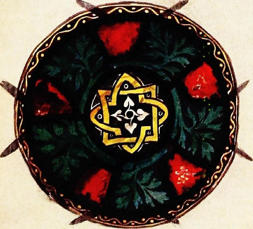An illustration from Stained glass of the middle ages in England and France, 1913, leaf 273