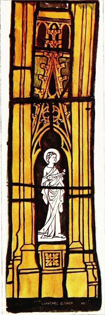 An illustration from Stained glass of the middle ages in England and France, 1913, leaf 301